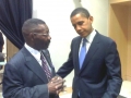 SamStaten Sr with President Barack Obama