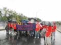 Marching at Labor' Day Parade